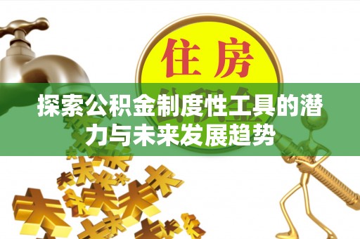 北竿探索公积金制度性工具的潜力与未来发展趋势