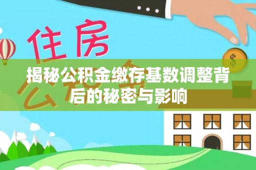 北竿揭秘公积金缴存基数调整背后的秘密与影响